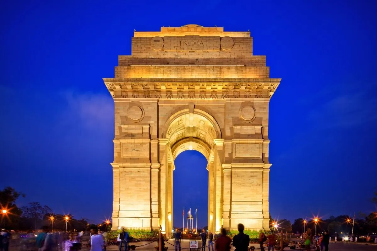 India Gate Night