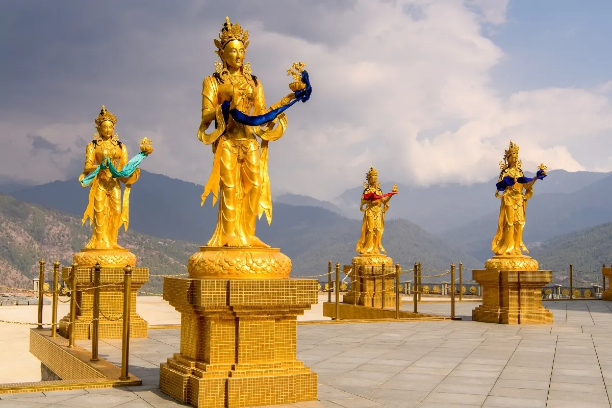 Golden Statues