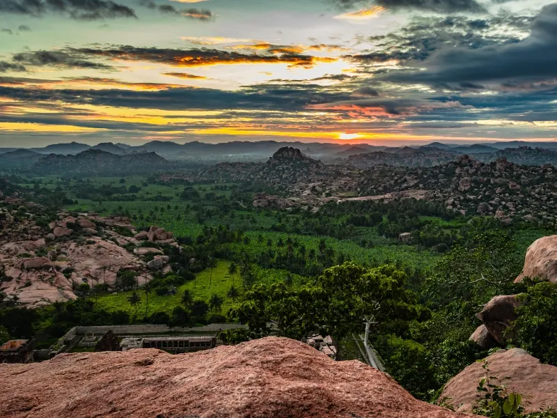 Anjanadri Hill Sunset